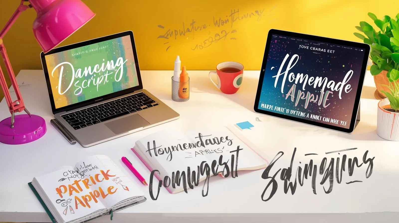 Schriftarten wie Handschrift – Fonts die handschriftlich wirken