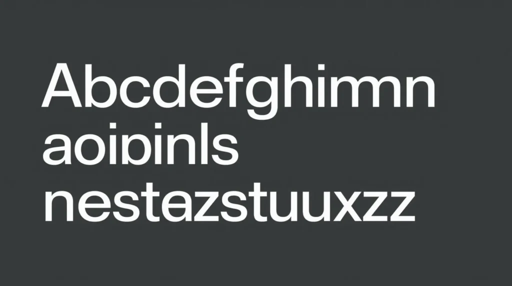 Serifenlose Schriftarten (Sans Serif)