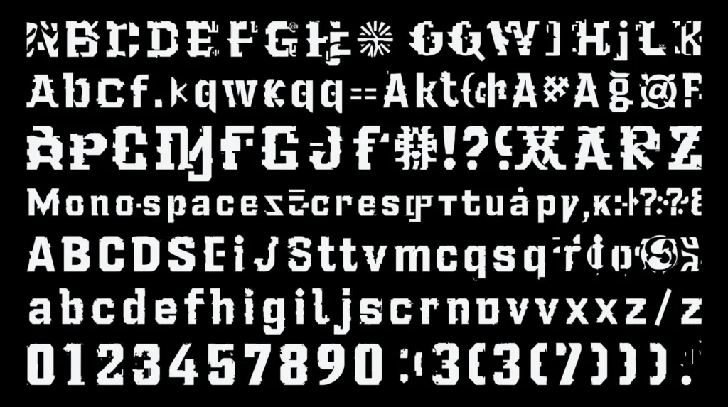 Was gibt es für Schriftarten im Alltag