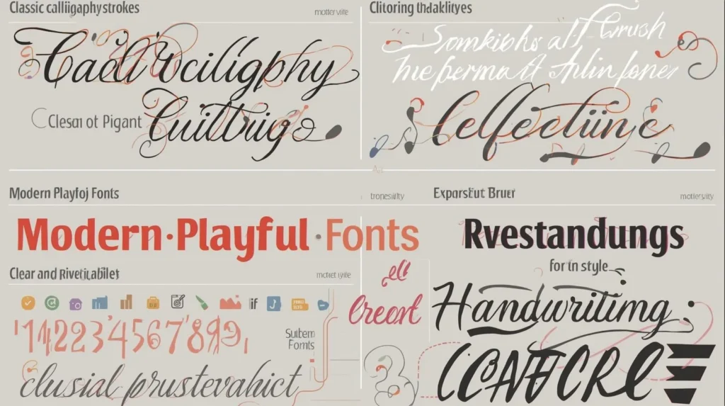 Was sind Handschrift-Fonts?