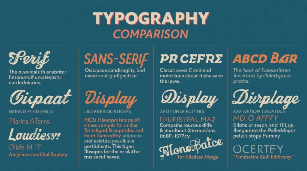 Welche Schriftarten gibt es
