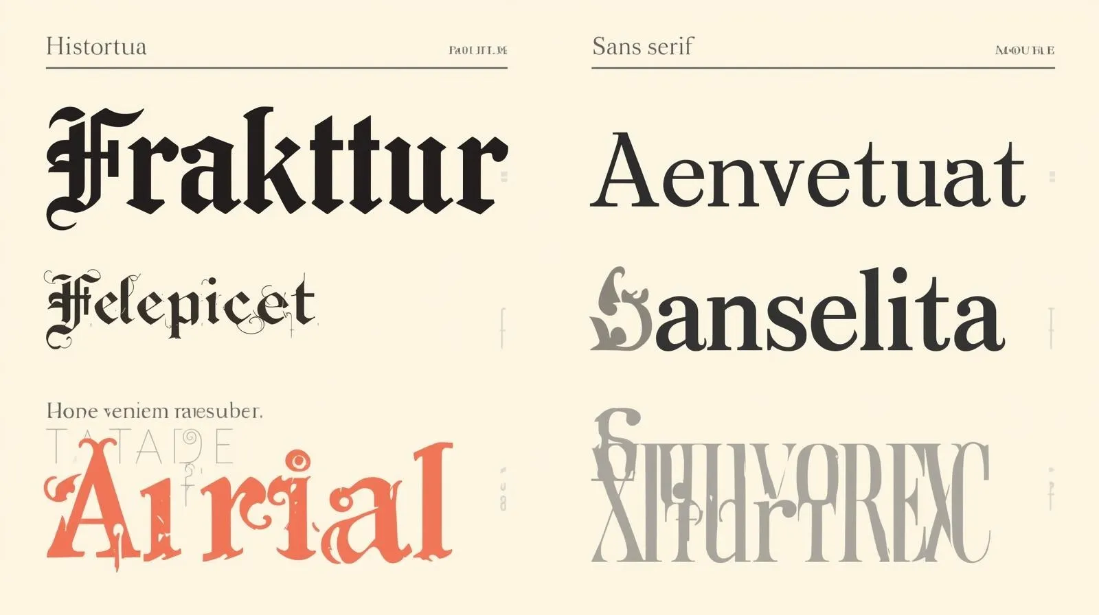 Welche Schriftarten gibt es in Deutschland – Beliebte Fonts