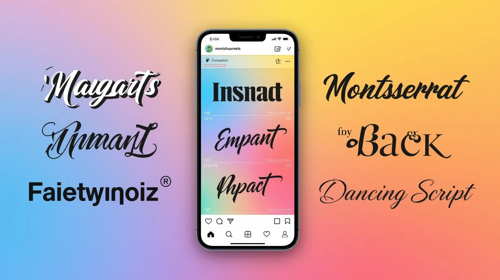 Beste Schriftarten für Instagram-Reels-Beschriftungen